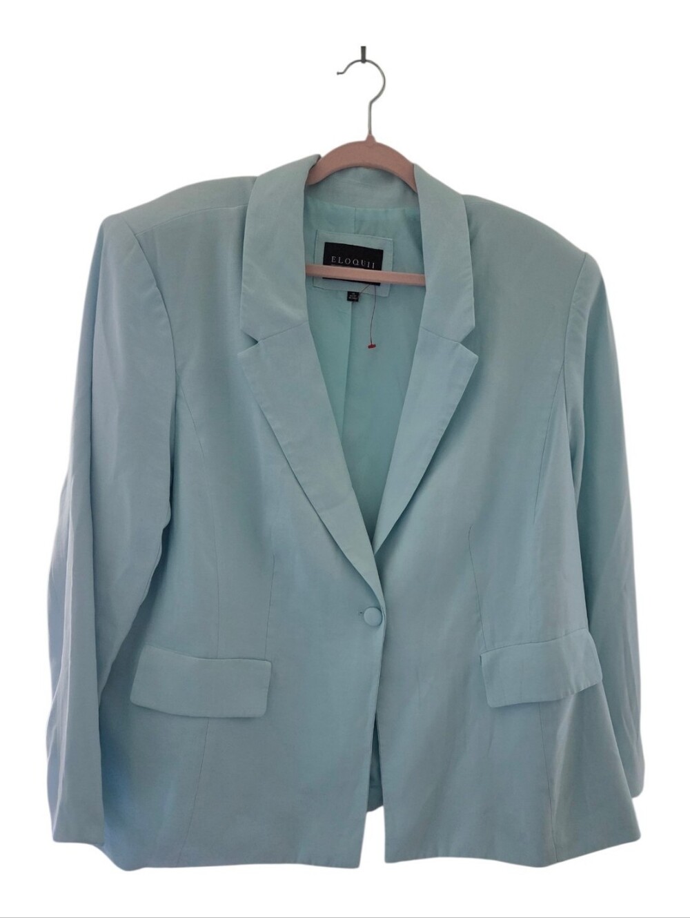 Eloquii Women's Blue Teal Blazer Size 18